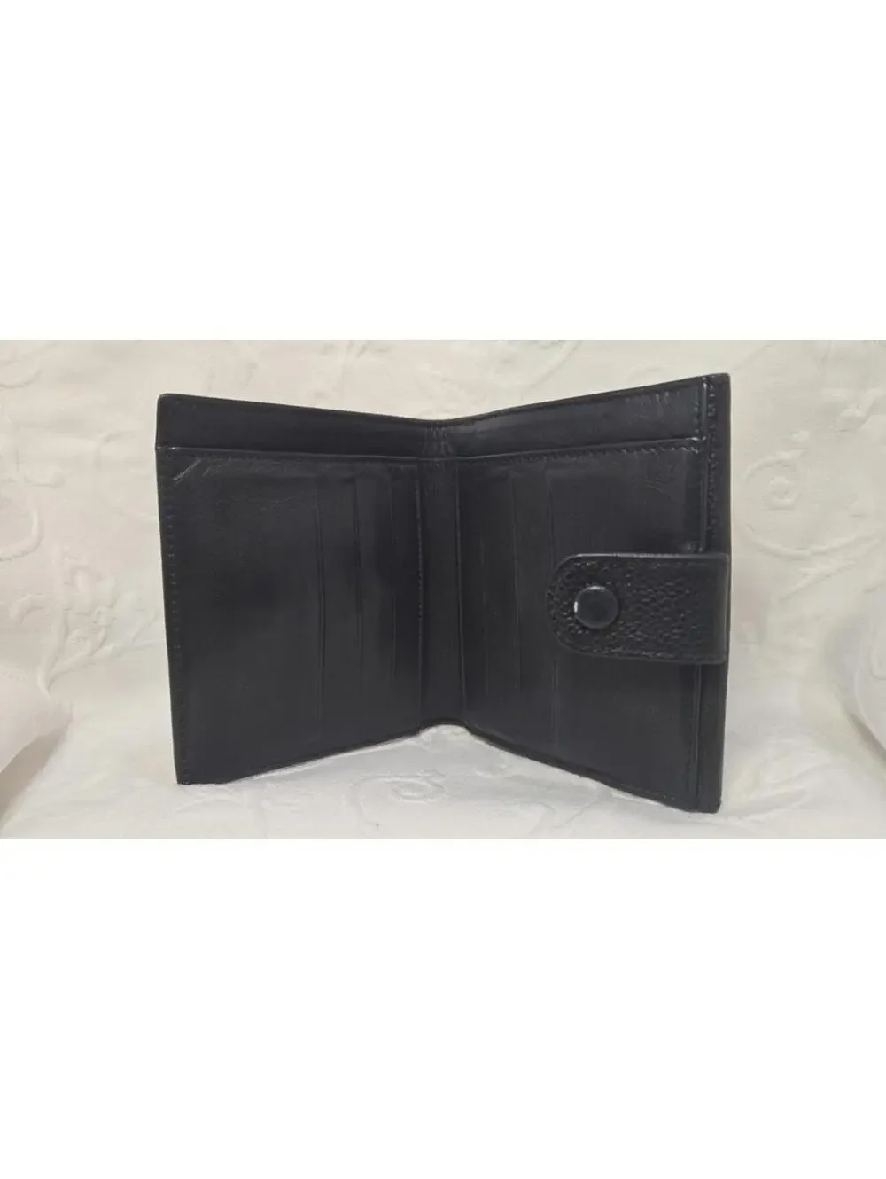 Chanel Classic Black Caviar Wallet with COA
